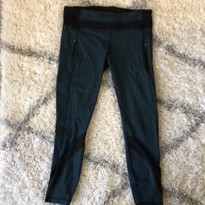 LULULEMON leggings with mesh zipper pockets